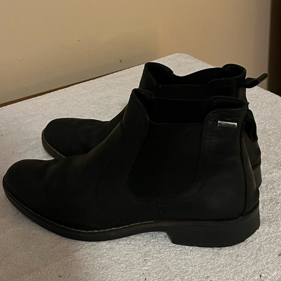 Nordstrom Chelsea Black Waterproof Boots Sz 9 1/2 - Picture 6 of 13